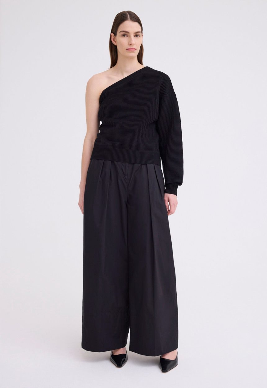 Jac + Jack Levant Wide Leg Pant - Black